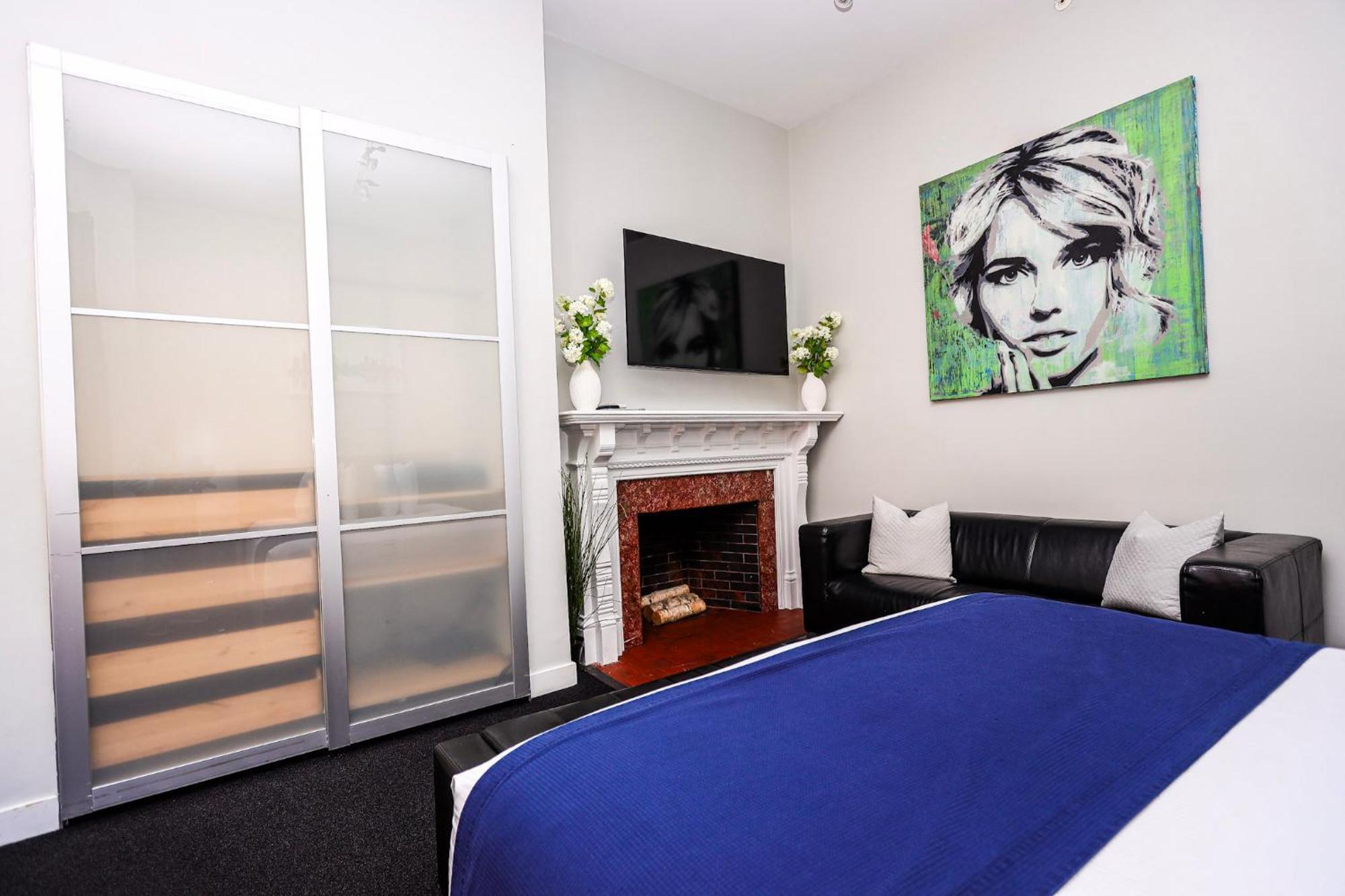 Large Stylish Newbury Street Studio W/ Kitchen Boston Luaran gambar